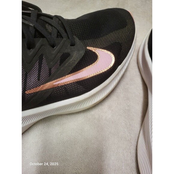 Nike Women Shoes Black Pink Metallic Gold Size 11 EUC - Picture 6 of 6